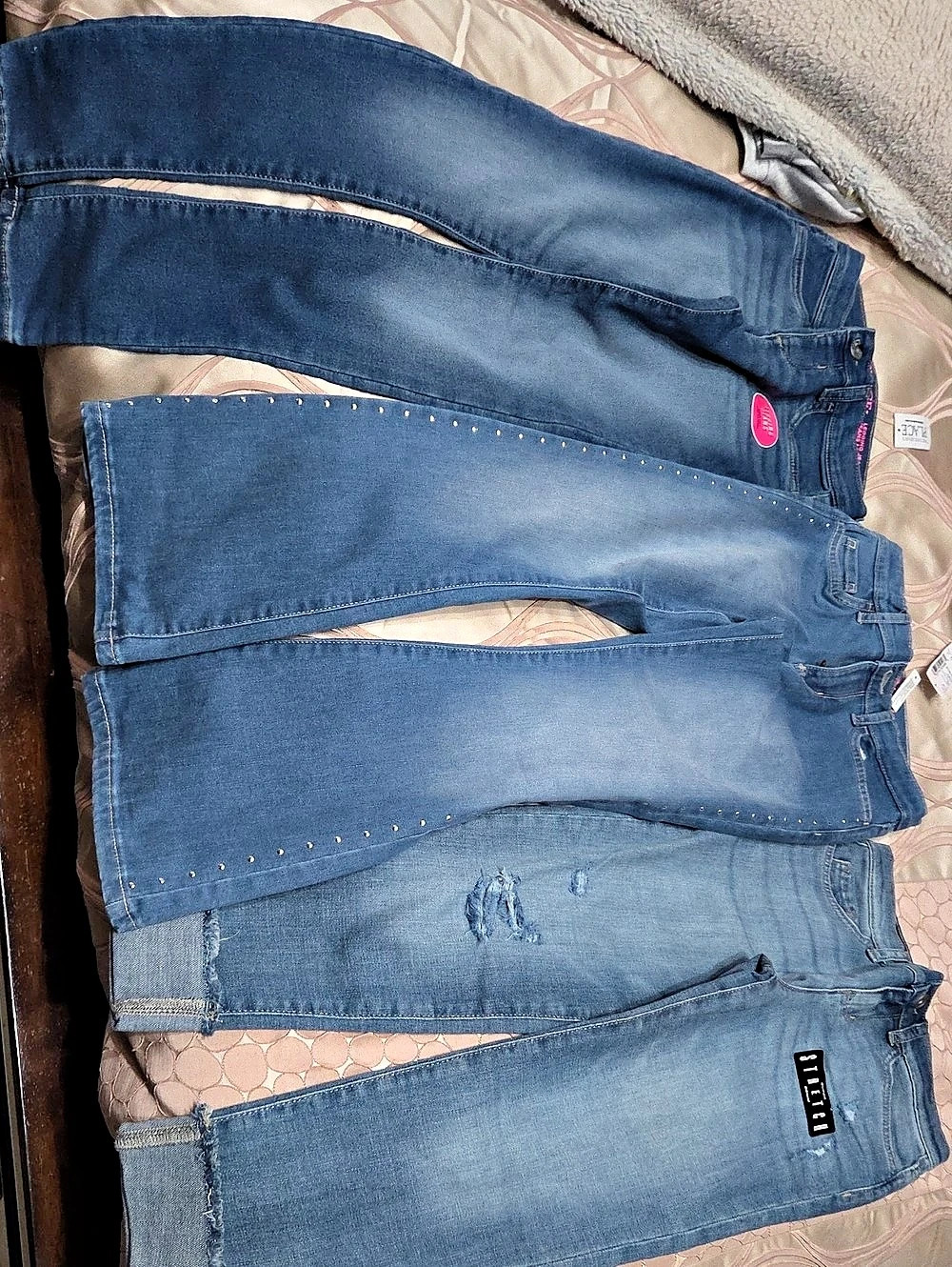 Girls Blue Skinny Jeans